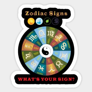 Zodiac Signs X 300 Sticker